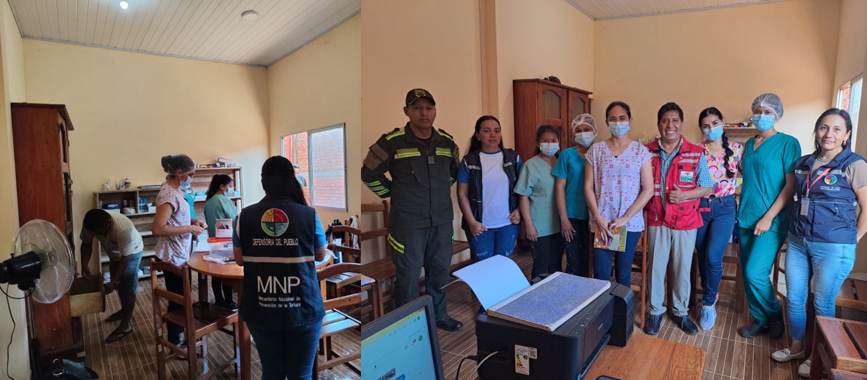 Defensoría del Pueblo posibilita atención dental para privados de libertad de Riberalta con el apoyo de la Red de salud 07