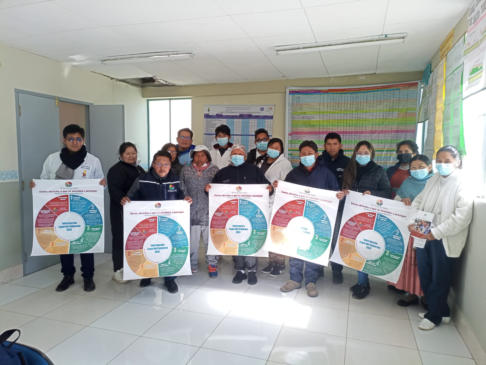 Coordinación Regional Desaguadero socializa la ley 870 y el protocolo para la Interrupción Legal del Embarazo en el municipio de Taraco
