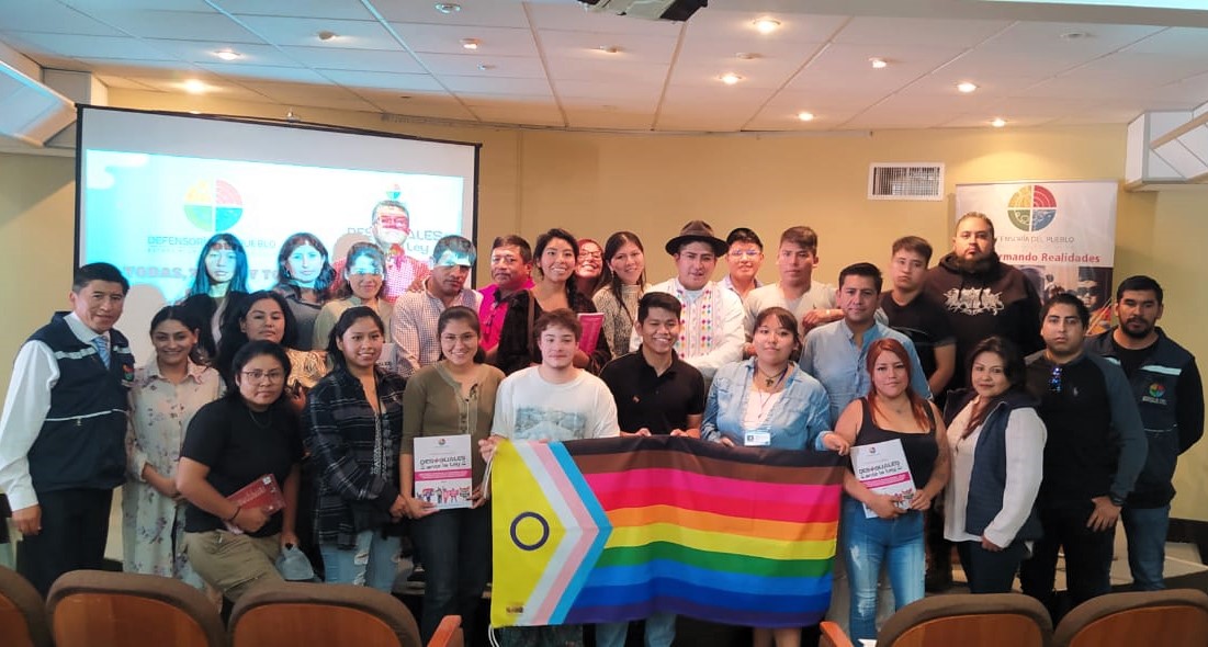 Defensoría del Pueblo presenta los hallazgos del Informe Defensorial “Desiguales ante la Ley” a la población LGBTIQ+ de la ciudad de Sucre